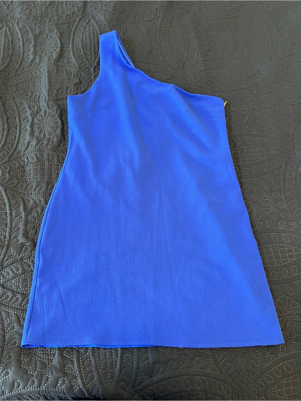 NBD x The Naven Twins Cobalt Royal Blue One-Shoulder Mini Dress — Size Medium